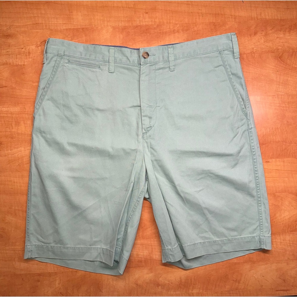 Polo Ralph Lauren Relaxed Fit Chino Shorts Mens 36 Sage Green Cotton Twill
